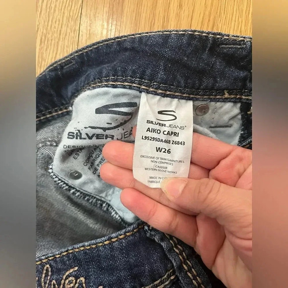 Silver Jeans Aiko Capris Size 26 - Picture 11 of 12